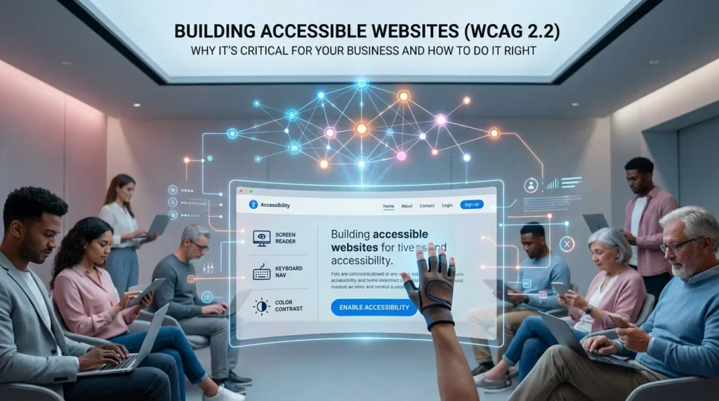 בניית אתרים נגישים (WCAG 2.2): למה זה קריטי לעסק שלכם ואיך עושים את זה נכון